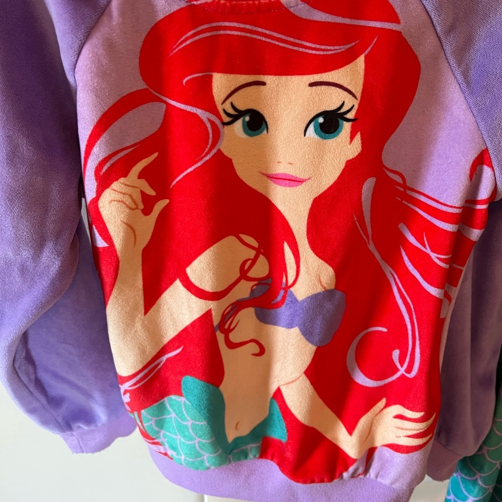 Disney Ariel Little Mermaid Velour Sweatsuit